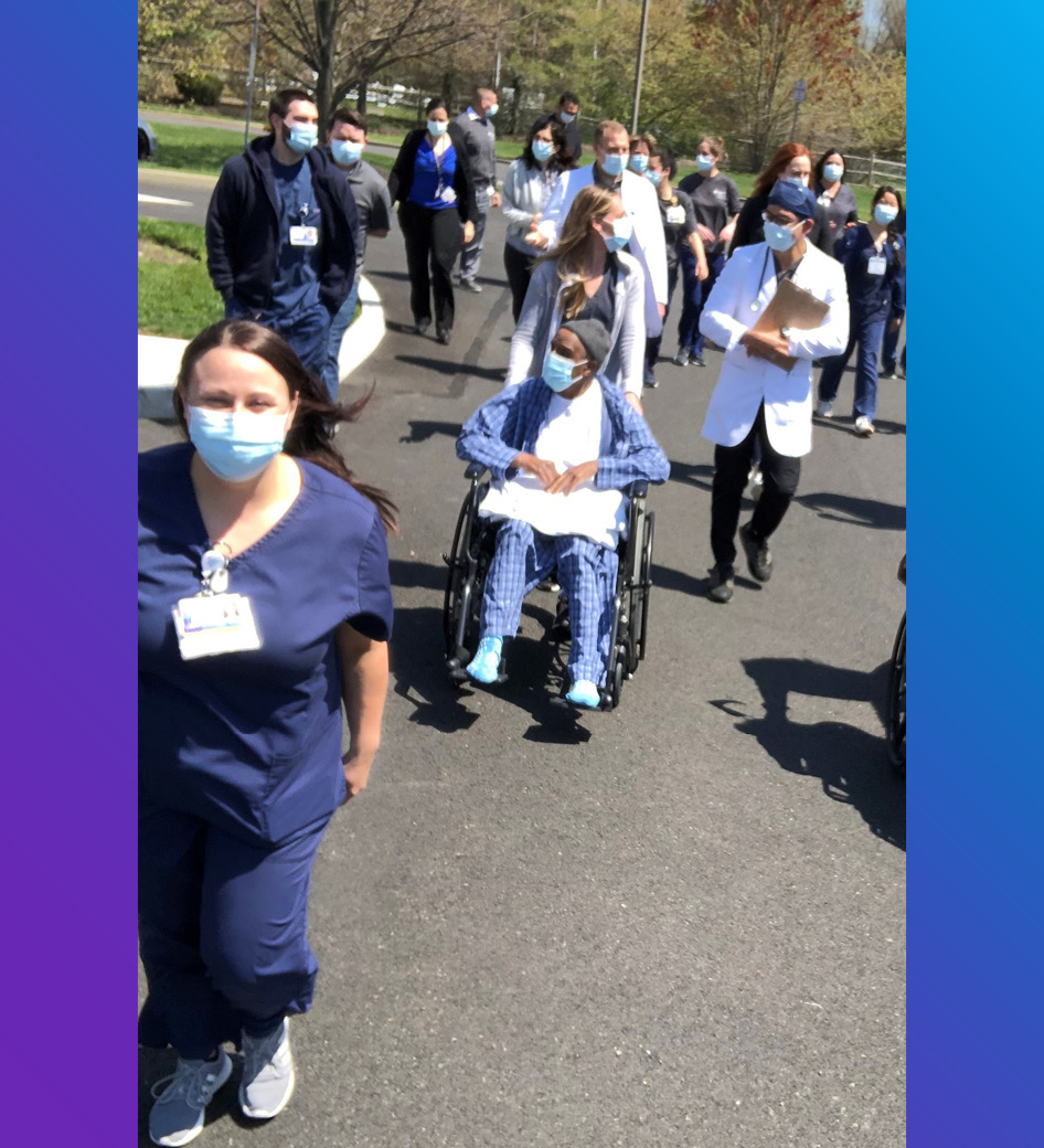 Our staff and a few patients participated in the Unity Walk to support Parkinson’s Awareness Month.